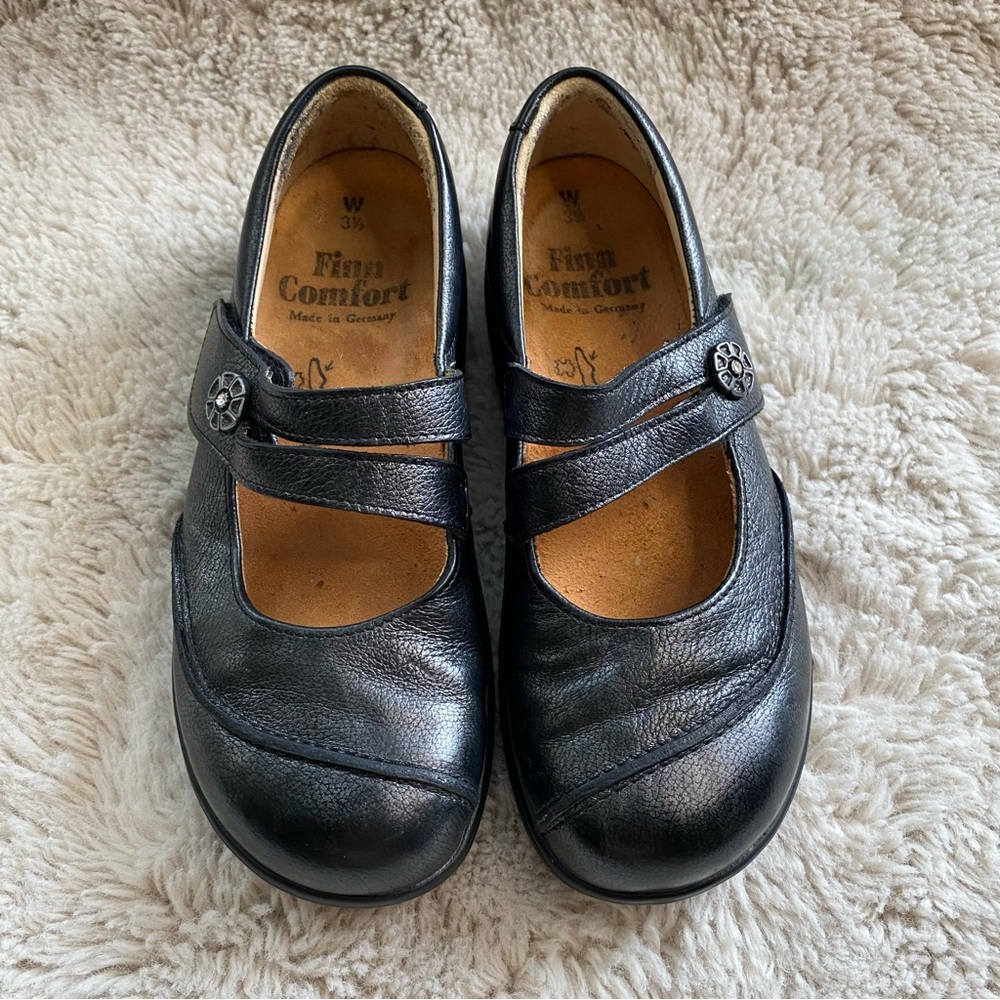 Finn Comfort Sacramento Mary Jane Leather Germany Shoes